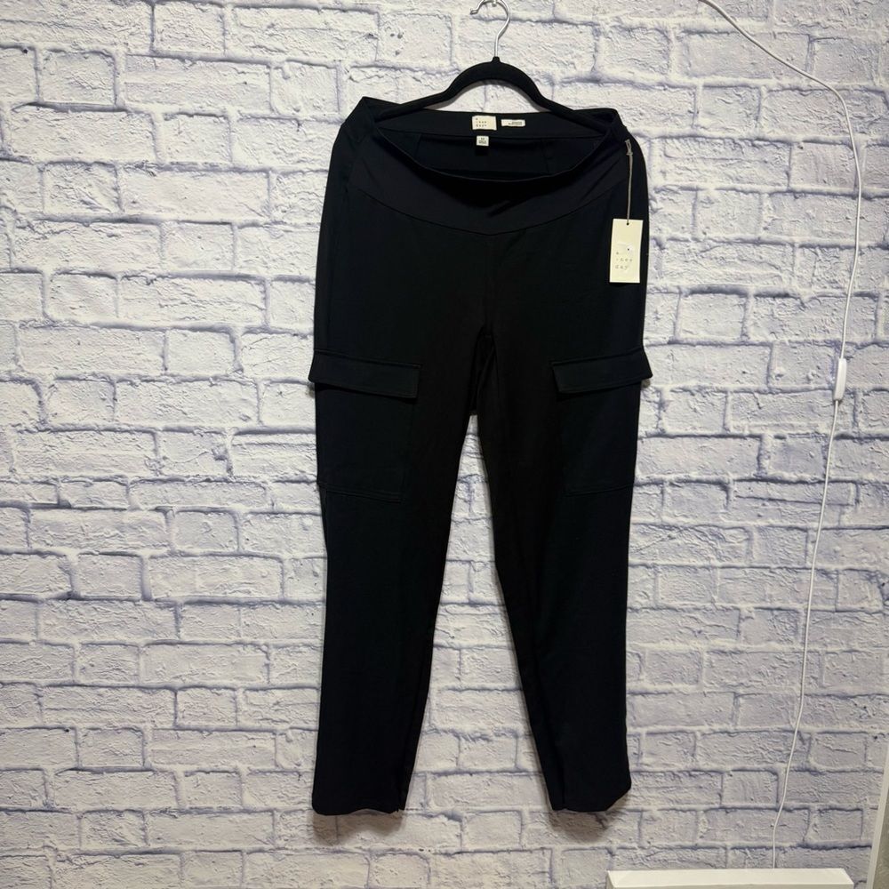 A New Day Women's Black Stretch Adaptive Seated Fit Pants Size 12 NWT